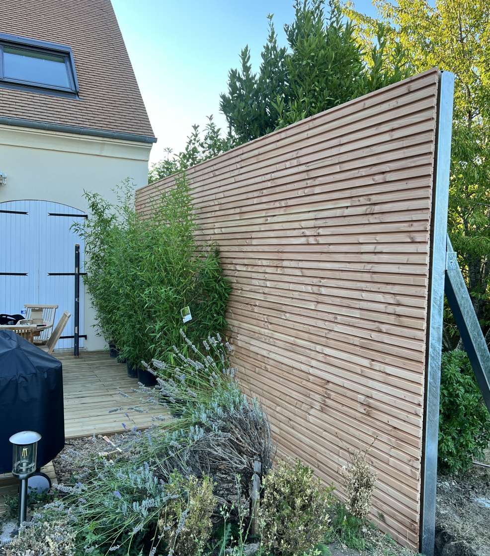 Pose d'un bardage bois à Versailles Menuiserie extérieure Versailles