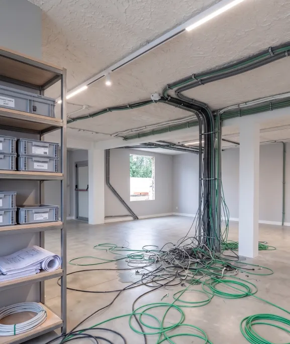 Artisan électricien réalisant le branchement et raccordement au réseau électrique à Versailles (78)