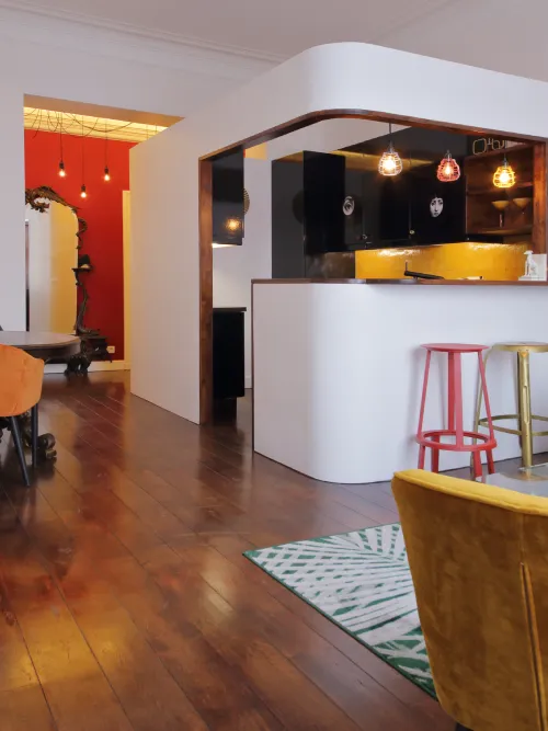 Chantier de rénovation complète d'appartement à Versailles par l'entreprise ABRP